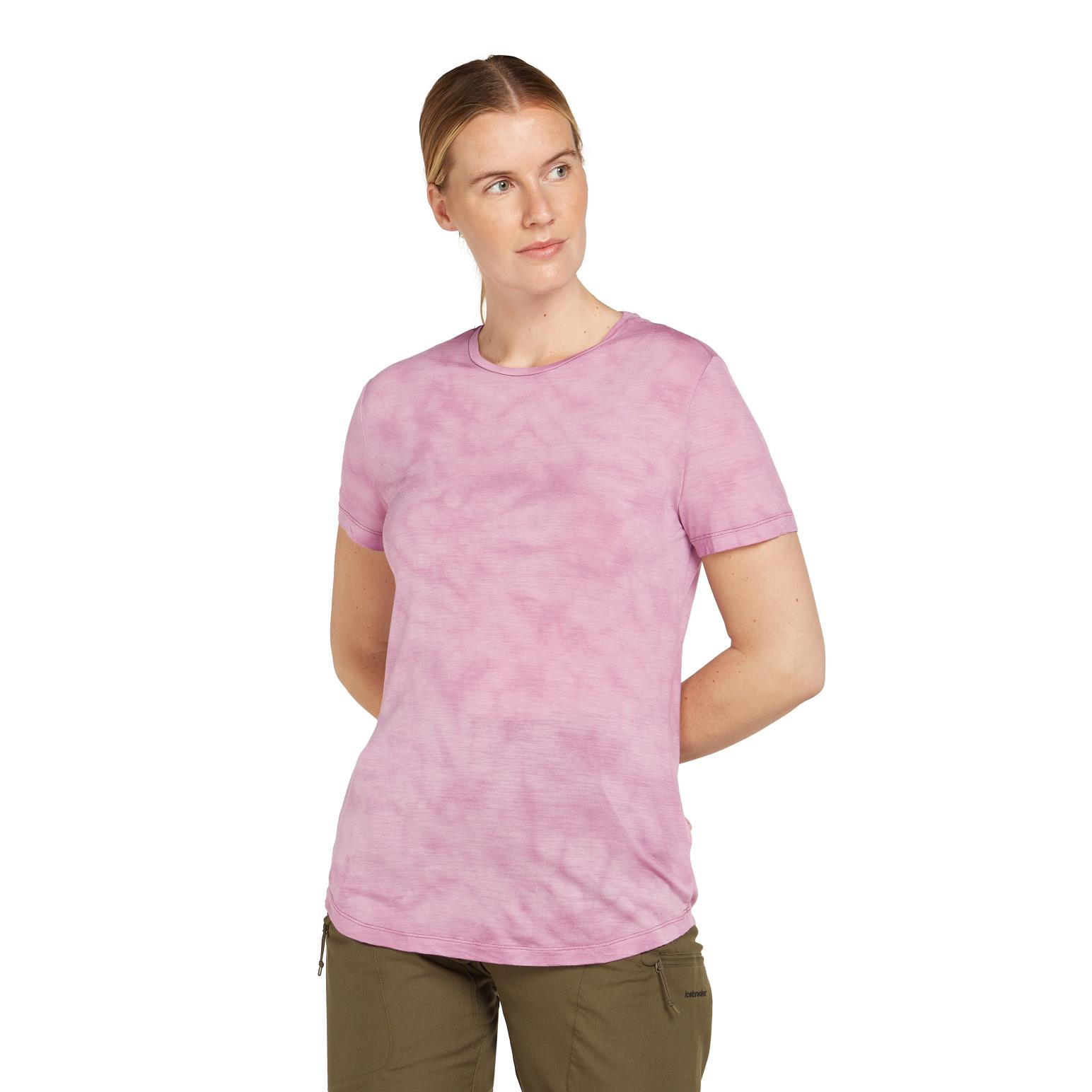 Icebreaker W Merino 125 Cool-Lite Sphere SS Tee Cloud Dye